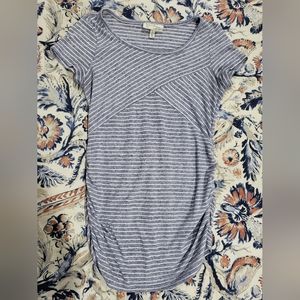 Small striped maternity tee